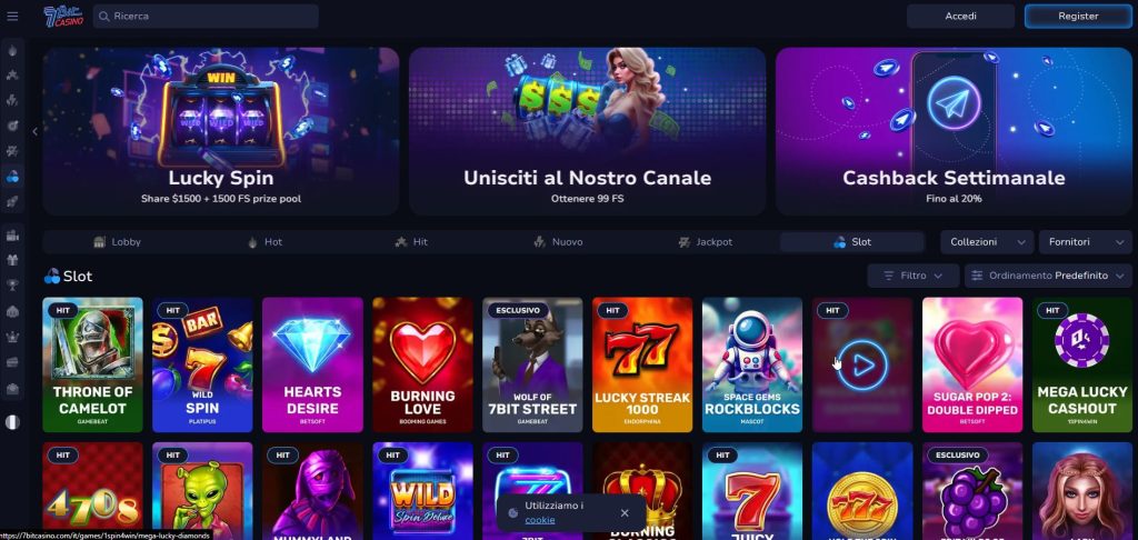 L'anima retrò-futurista di 7BitCasino accende lo schermo: un'arcade virtuale dove il fascino degli anni '80 incontra le criptovalute di ultima generazione