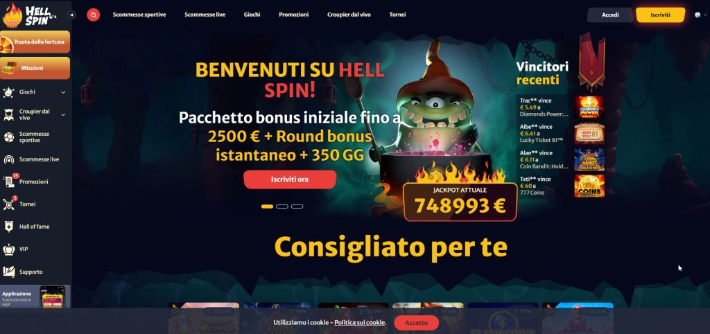 Fiamme danzanti e un'anima diabolica: Hellspin accoglie i giocatori più coraggiosi in un girone di divertimento incandescente e vincite bollenti