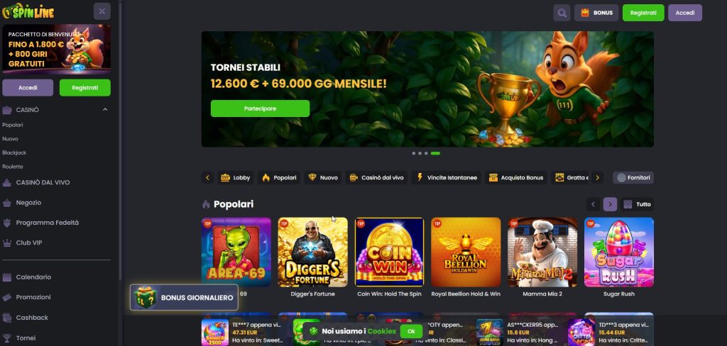 L'essenzialità fatta piattaforma: Spinline elimina il superfluo con un design lineare e rilassante che lascia parlare soltanto i giochi